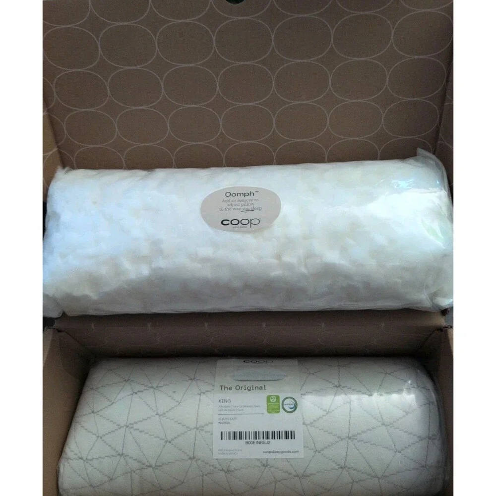 COOP Sleep Goods The Original Adjustable Pillow, King Size, 19